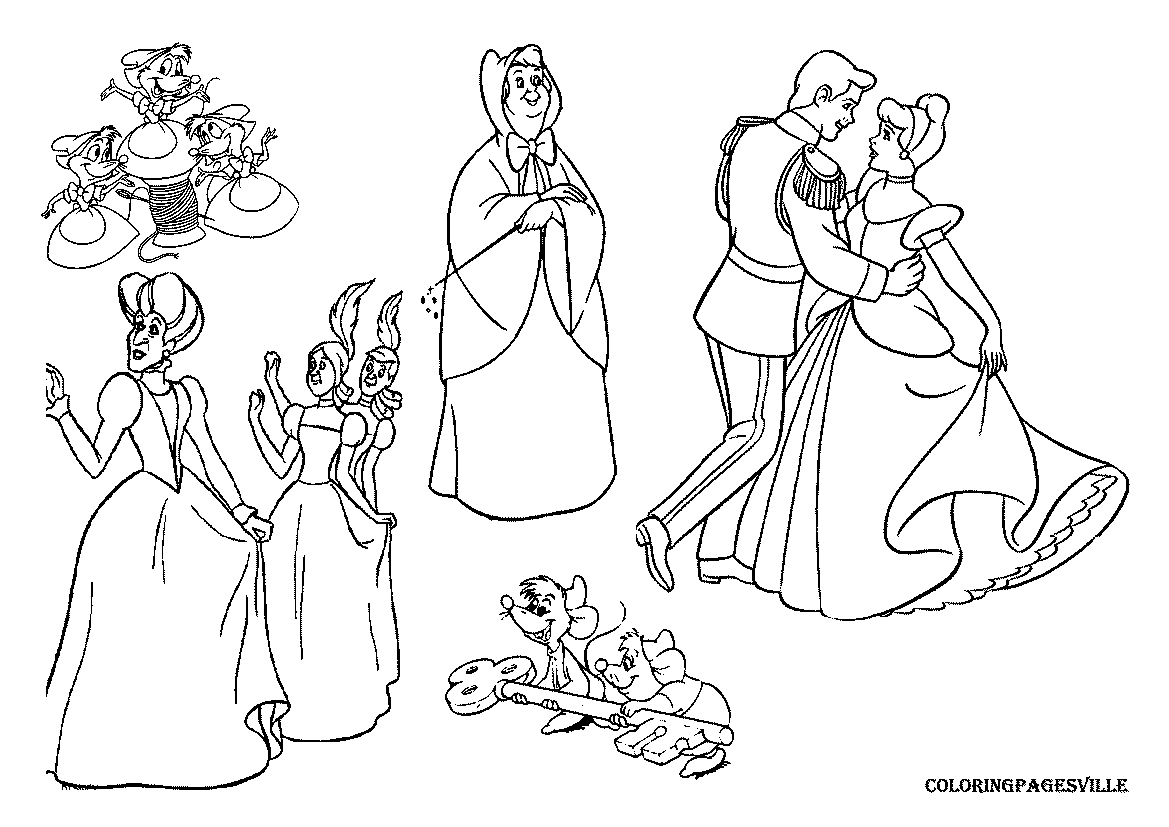 Cinderella Drawing Pictures at GetDrawings | Free download
