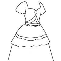 Cinderella Dress Drawing at GetDrawings | Free download