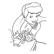 230x230 Top 25 Free Printable Cinderella Coloring Pages Online