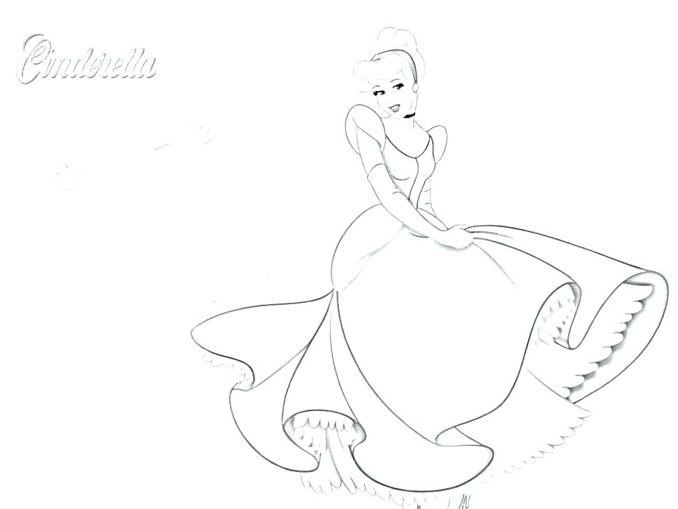970x728 Coloring Pages Of Cinderella Coloring Pages On Coloring Book Free
