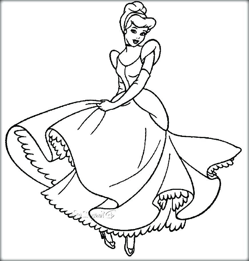 870x913 Coloring Coloring Pages Cinderella