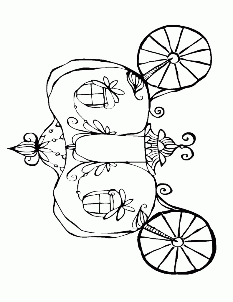 791x1024 Cinderella Carriage Coloring Pages Az Coloring Pages Pumpkin