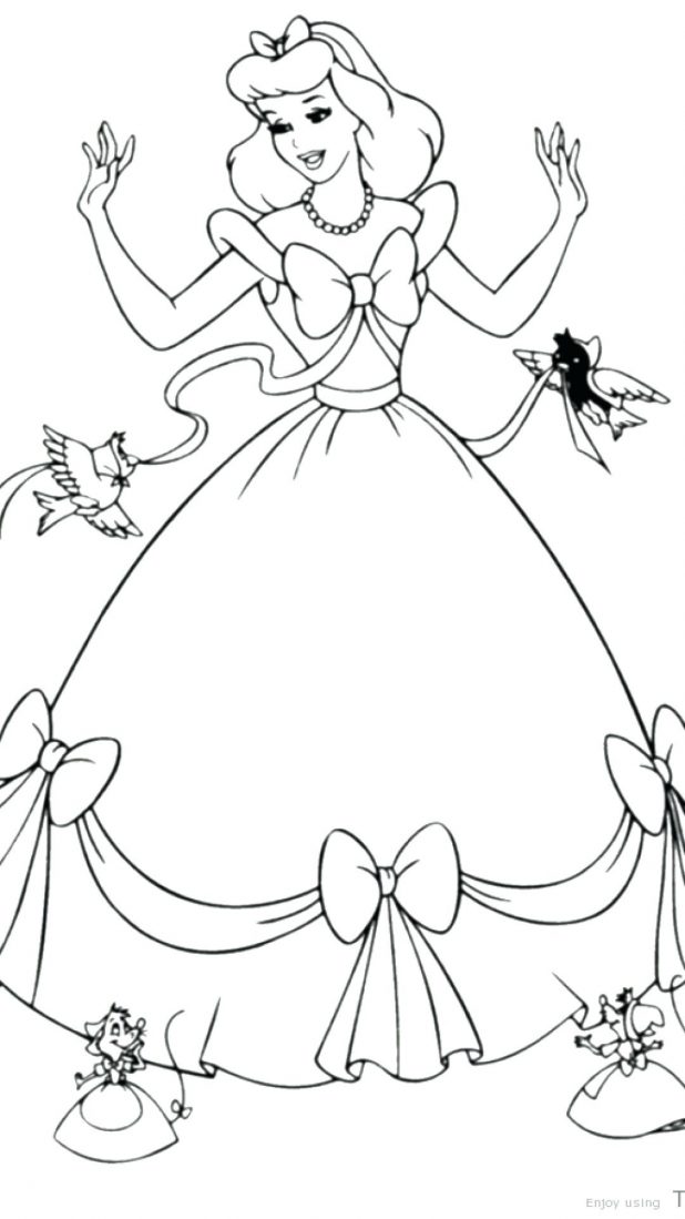 618x1099 Coloring Pages Interesting Coloring Page Cinderella. Coloring