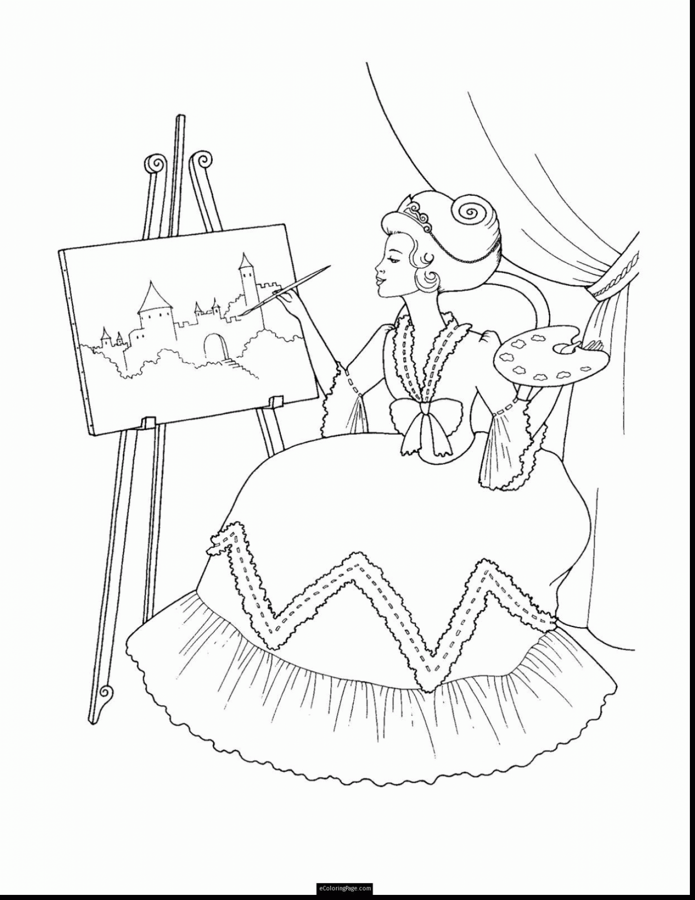 1359x1760 Good Cinderella Castle Coloring Pages Disney Princess Hpink