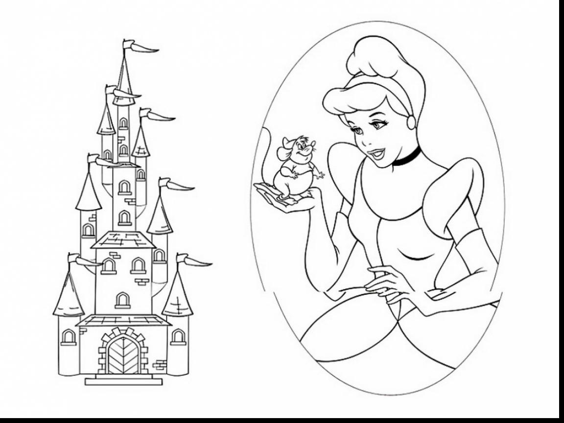 1152x864 Incredible Cinderella Castle Coloring Pages With Castle Coloring
