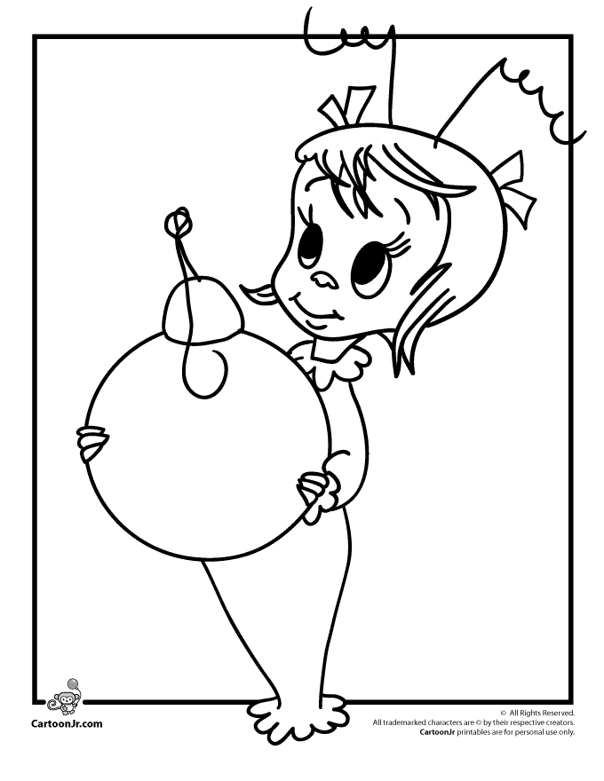 680x880 The Grinch Who Stole Christmas Coloring Pages Cindy Lou Who