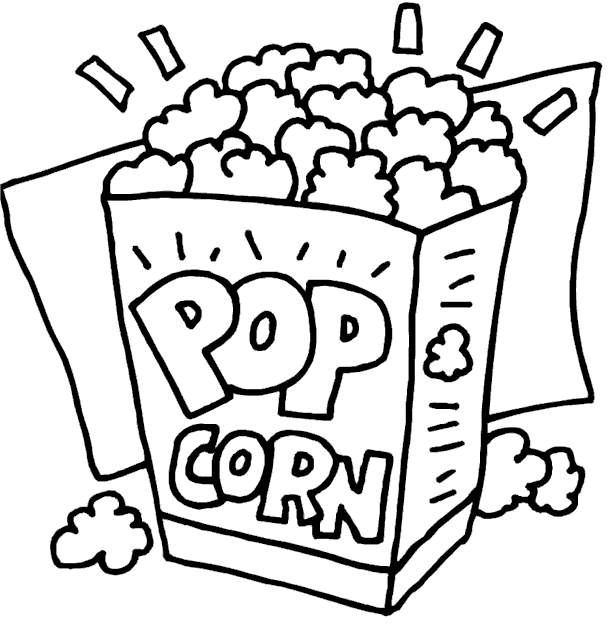 610x625 Cinema Coloring Pages