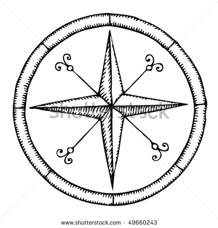 450x470 Compass Drawing