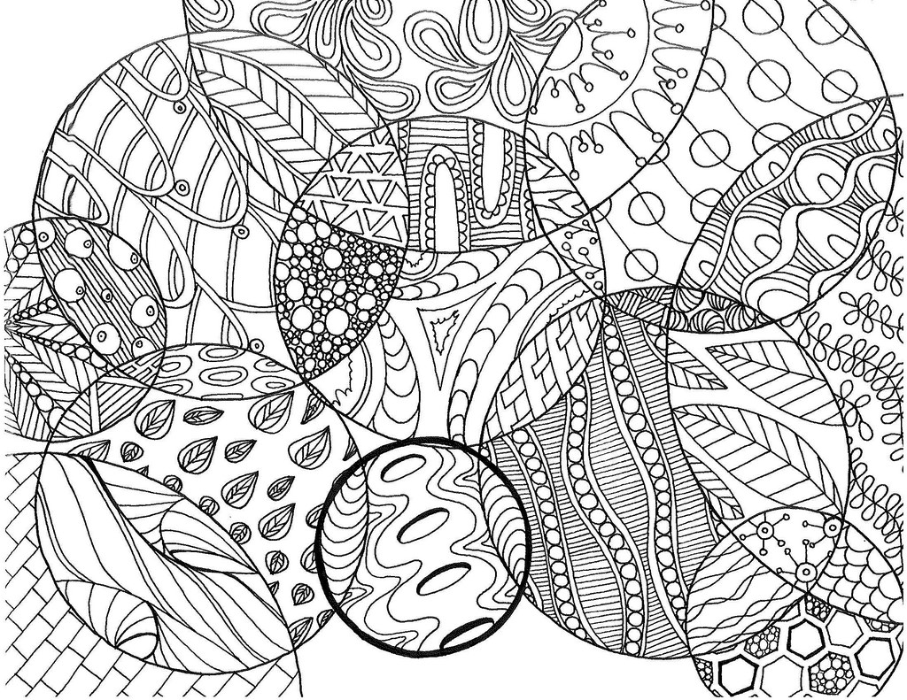 1024x791 Circle Zentangle Coloring Page Pages