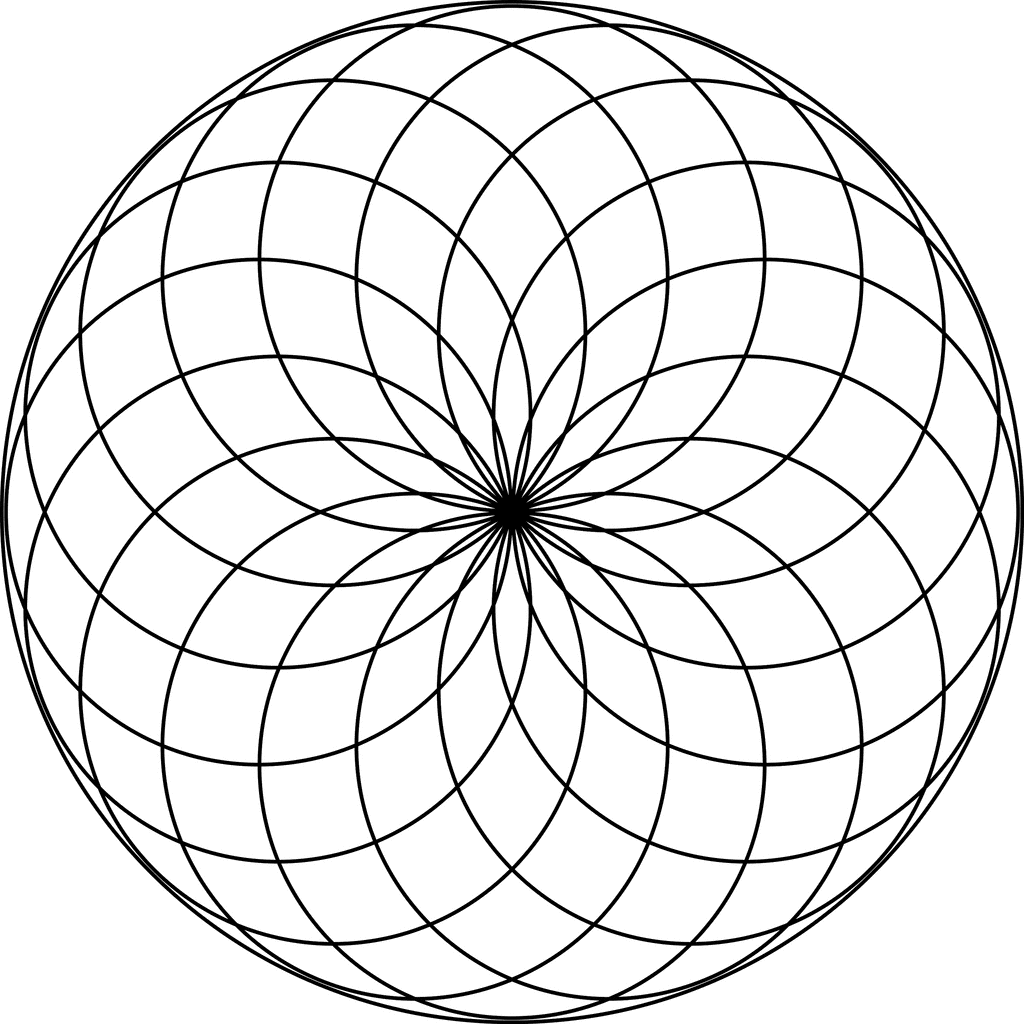 1024x1024 Geometric Pattern Circle