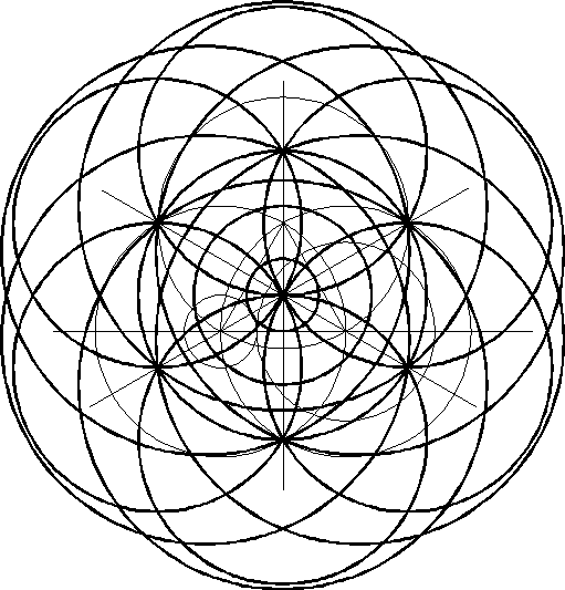 Circle Pattern Drawing at GetDrawings | Free download