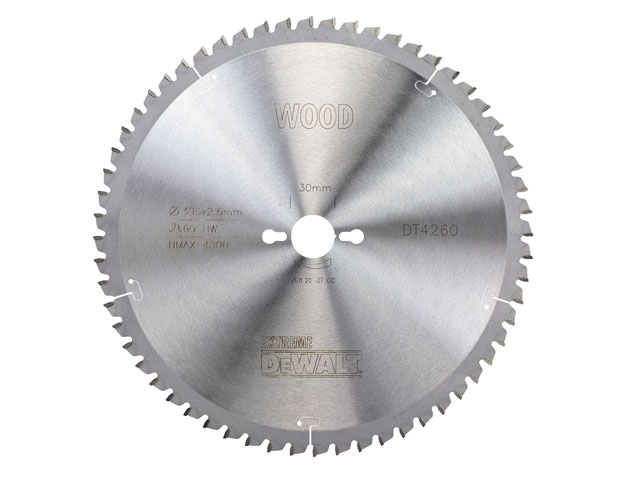 640x480 Dewalt Dt4260 Qz Extreme Circular Saw Blade 305mm X 30mm X 60t