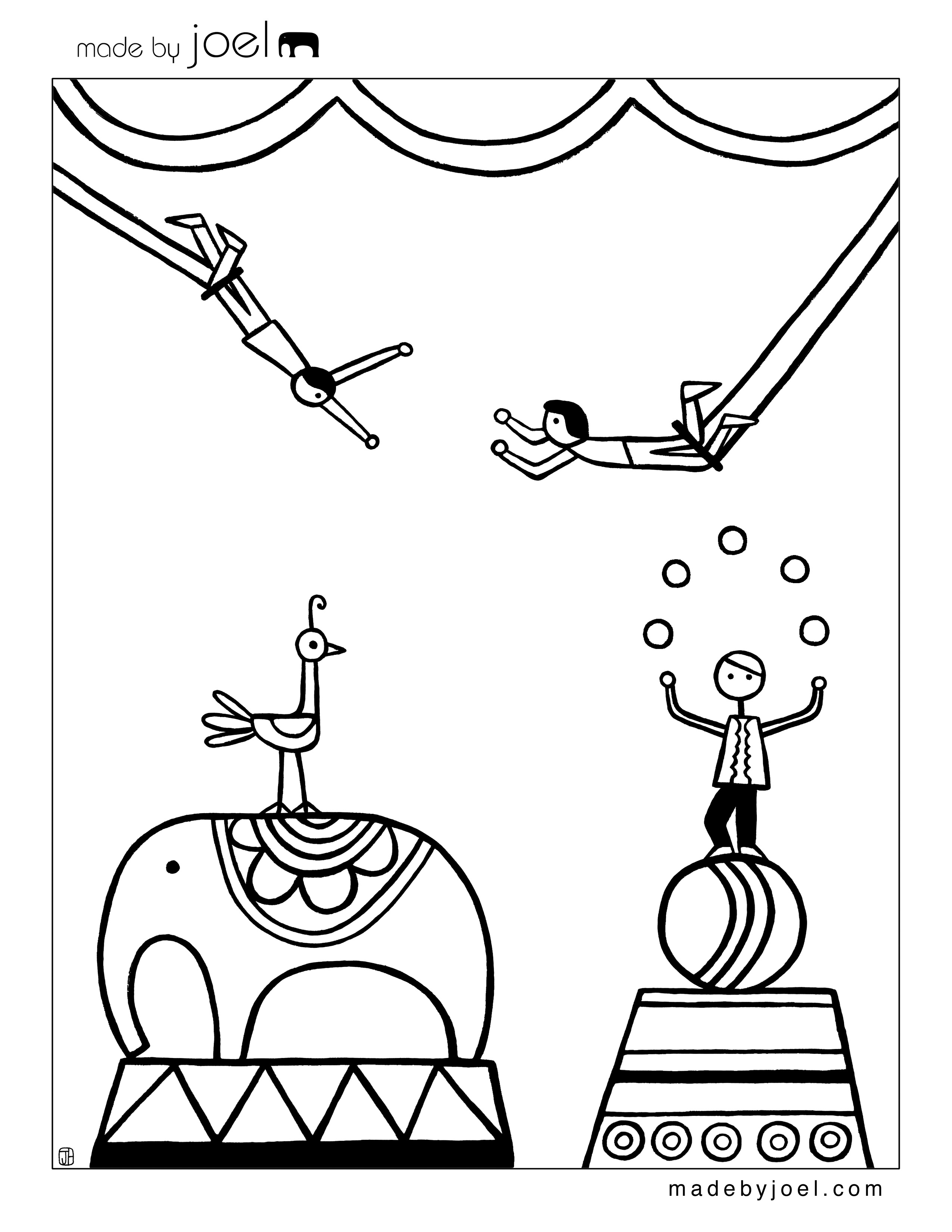 2550x3300 Coloring Pages Circus Coloring Pages Circus Coloring Pages