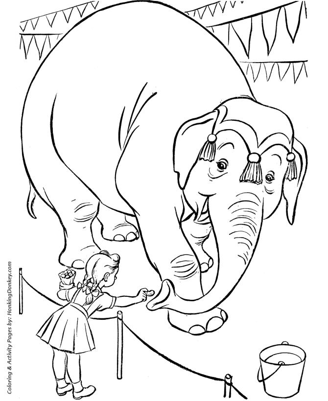 670x820 Circus Animal Coloring Pages Printable Circus Elephant Coloring