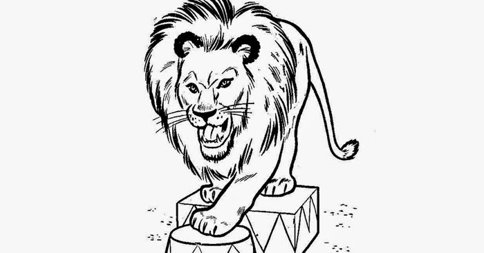 700x367 Circus Lion Coloring Pages Free Coloring Pages And Coloring