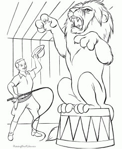 245x300 Drawings Of Circus Coloring Pages