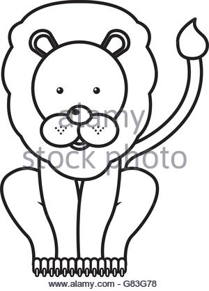 300x418 Lion Circus Cartoon Stock Vector Art Amp Illustration, Vector Image