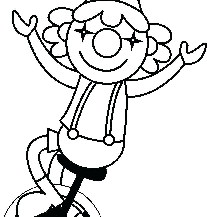 826x864 Circus Coloring Book