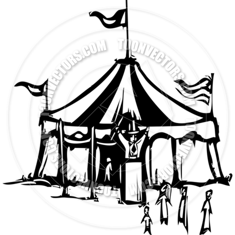 460x460 Circus Tent By Xochicalco Toon Vectors Eps