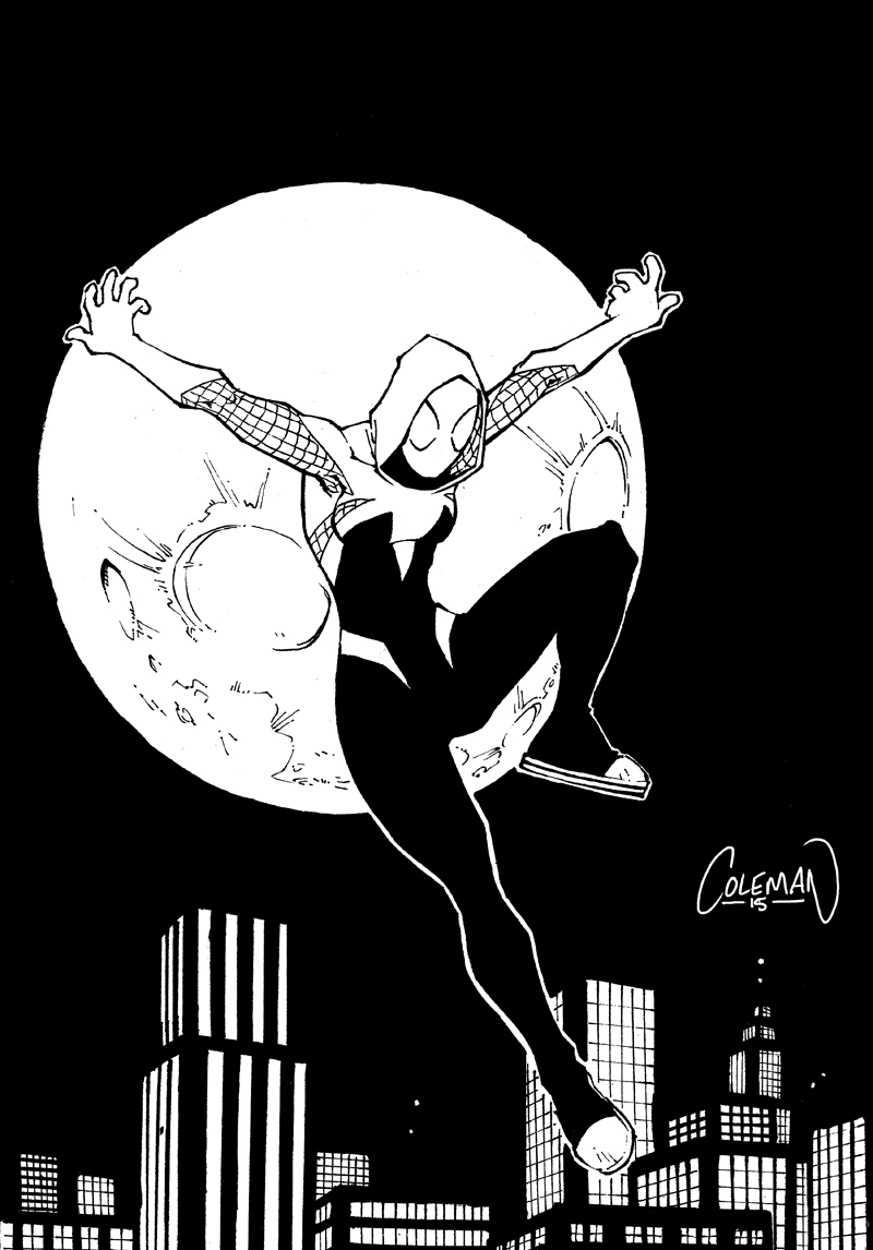 800x1146 Spider Gwen Sketch City