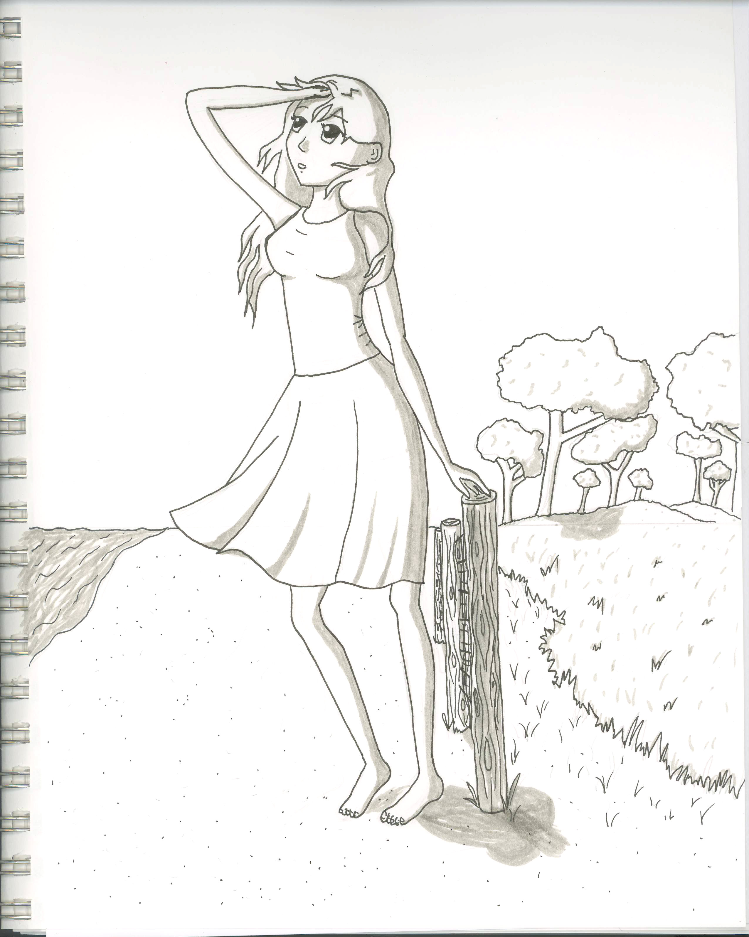 2551x3192 More Ink Drawings! Cricket's Drawings