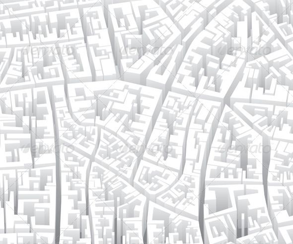 590x492 The City Architecture Background, House Illustration