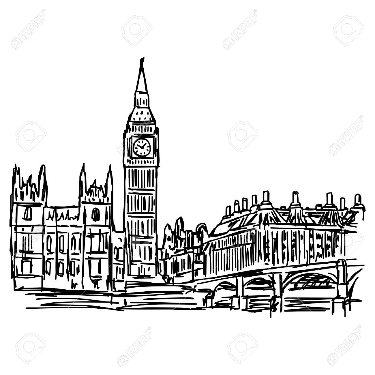 1300x1300 Big Ben And Westminster Bridge In London