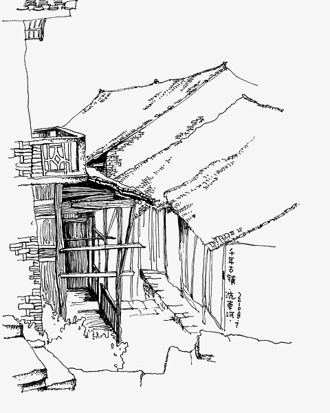 480x600 City U200bu200bbuilding, Hand Painted, Sketch Png Image For Free Download