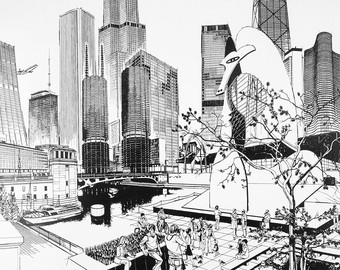 340x270 Chicago Picasso Etsy