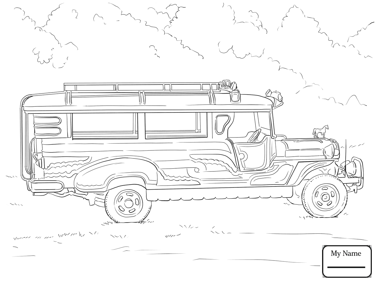 1224x918 City Bus Transport Coloring Pages
