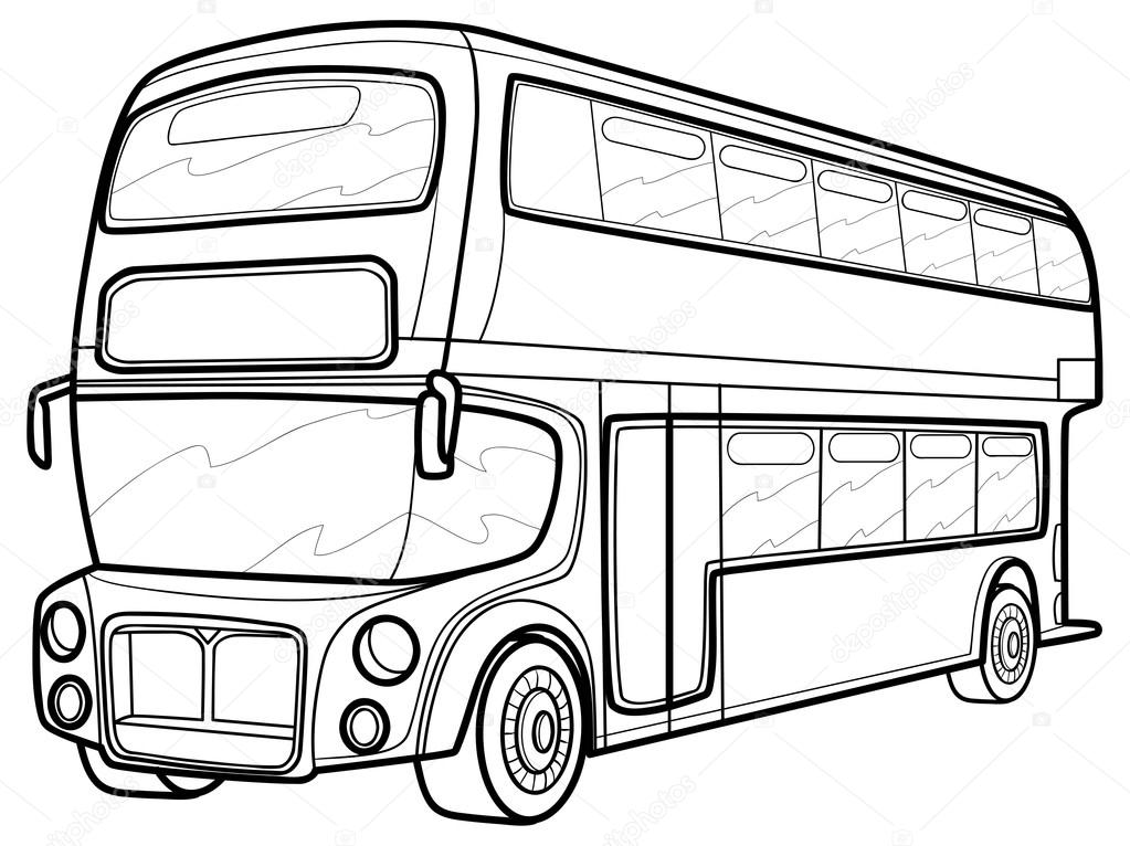 1023x766 London Bus Stock Vector Kopirin