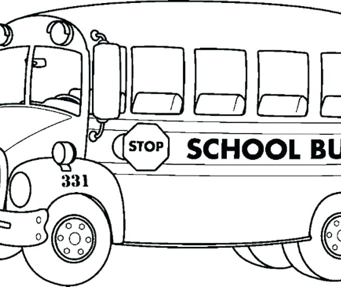 678x571 Bus Safety Coloring Pages