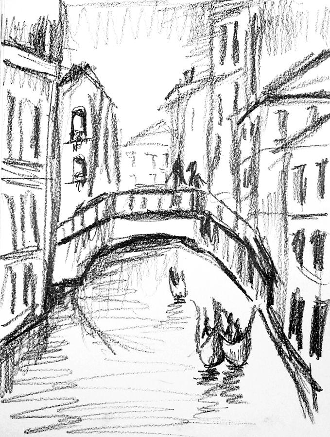 679x900 Dream City Drawing By Hae Kim