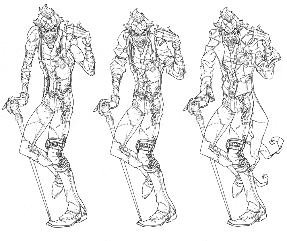 1000x840 Joker Sketches