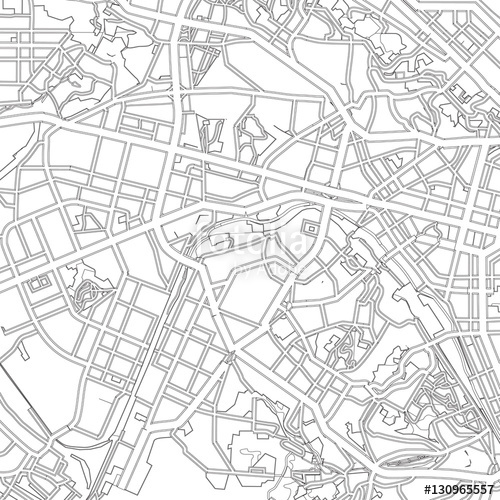 500x500 Black And White Drawing Of A Map Of The City Of Kiev Stock Image