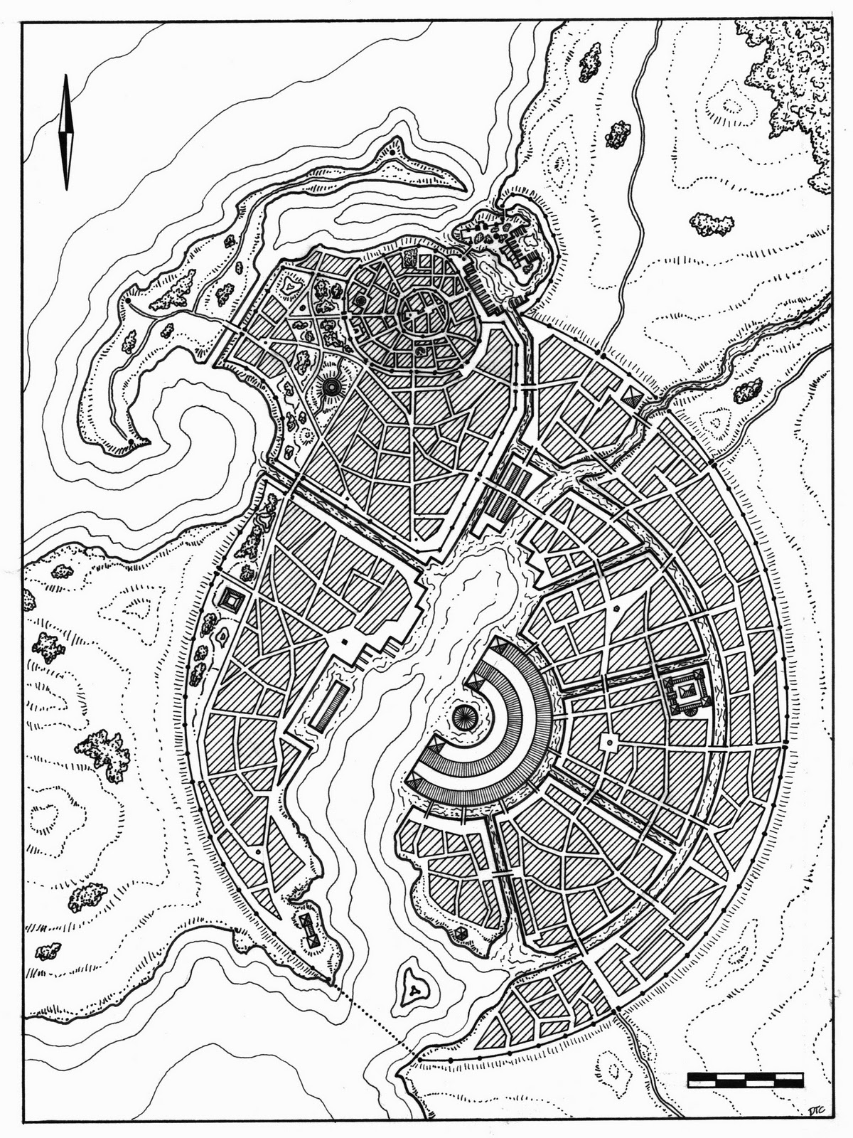 1200x1600 City Of Umbar Map Maps Of Middle Earth City