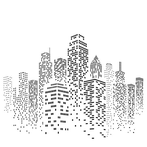 City Skyline Line Drawing at GetDrawings | Free download