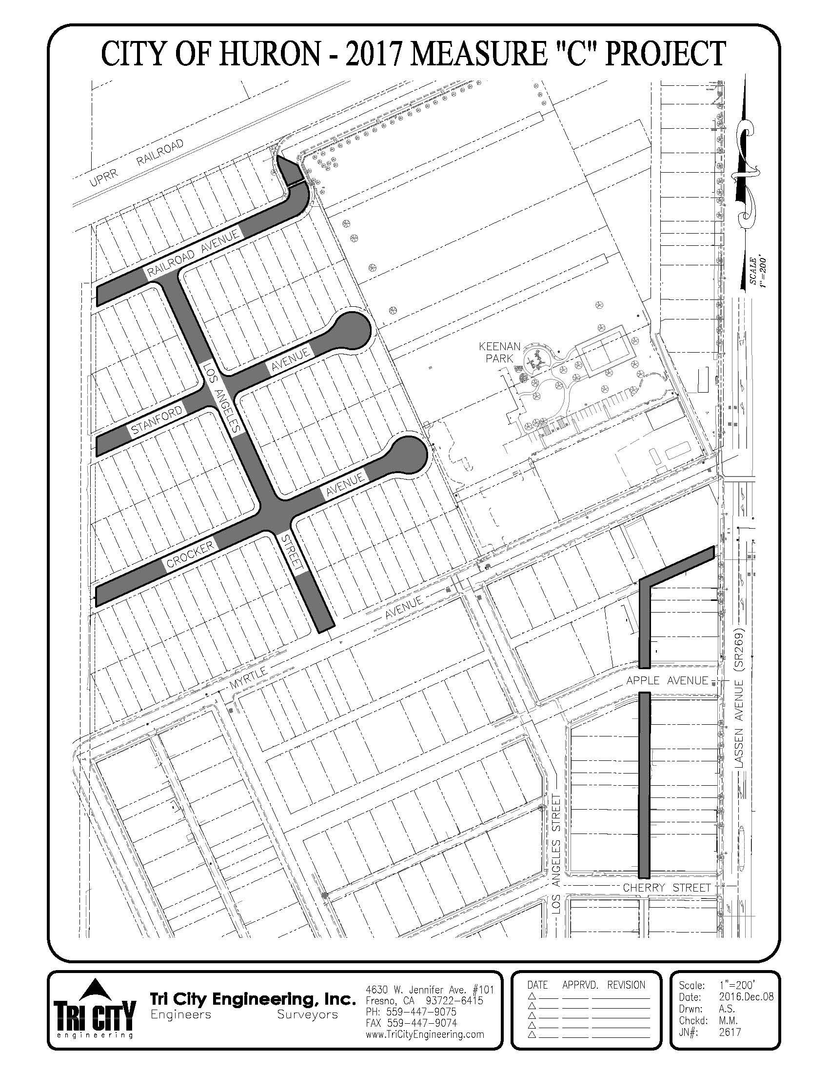 1700x2200 City Of Huron, Ca