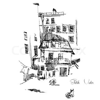 320x320 Cityscape Stock Vector Colourbox