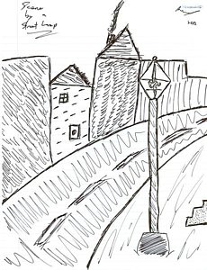 230x300 Abstract Cityscape Drawings