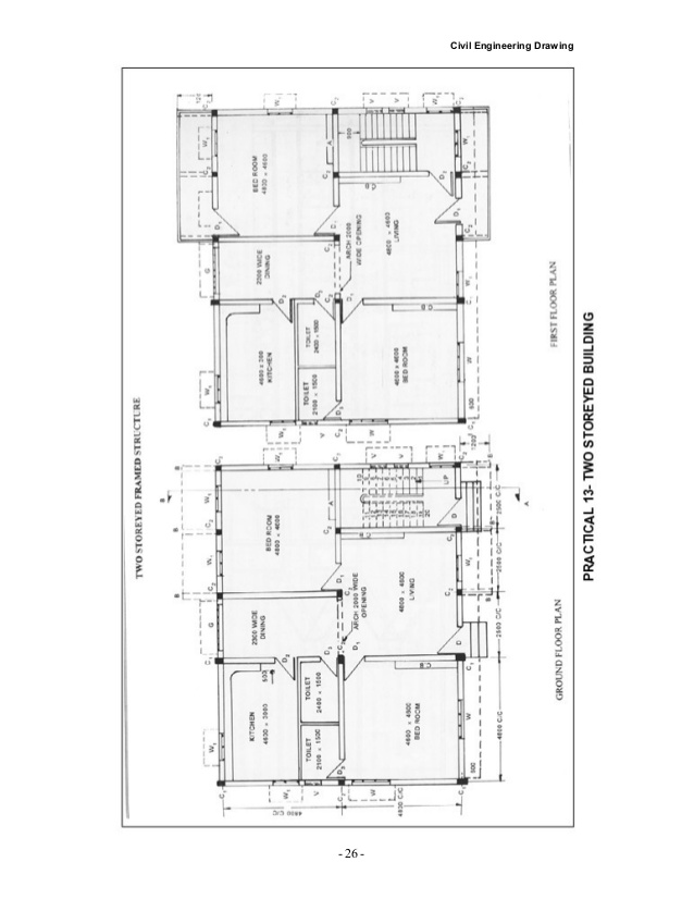 638x826 Civil Drawing Detail