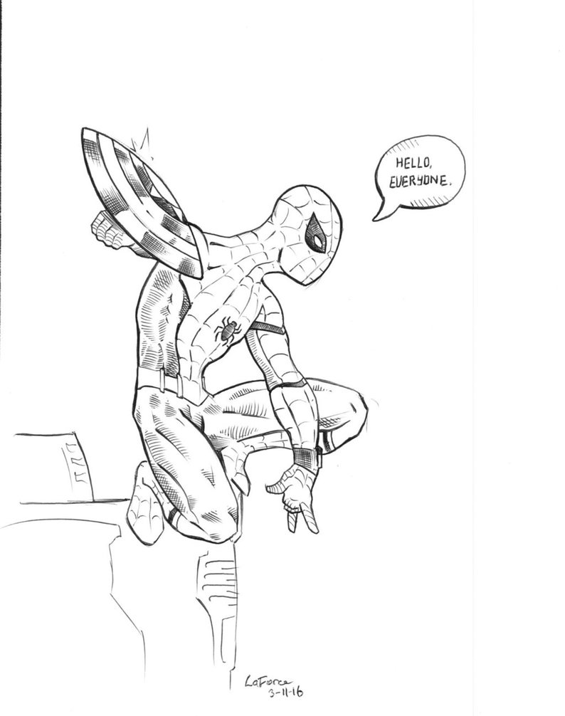 794x1006 Civil War Spider Man By Goodmonsterguy