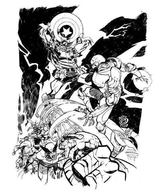 576x669 Marvel Civil War By Eric Canete Comic Art Canete