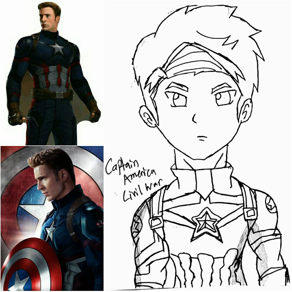 1024x1024 Captain America Civil War Captain America By 13josh16