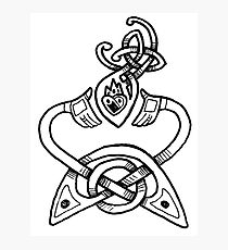 210x230 Claddagh Drawing Photographic Prints Redbubble