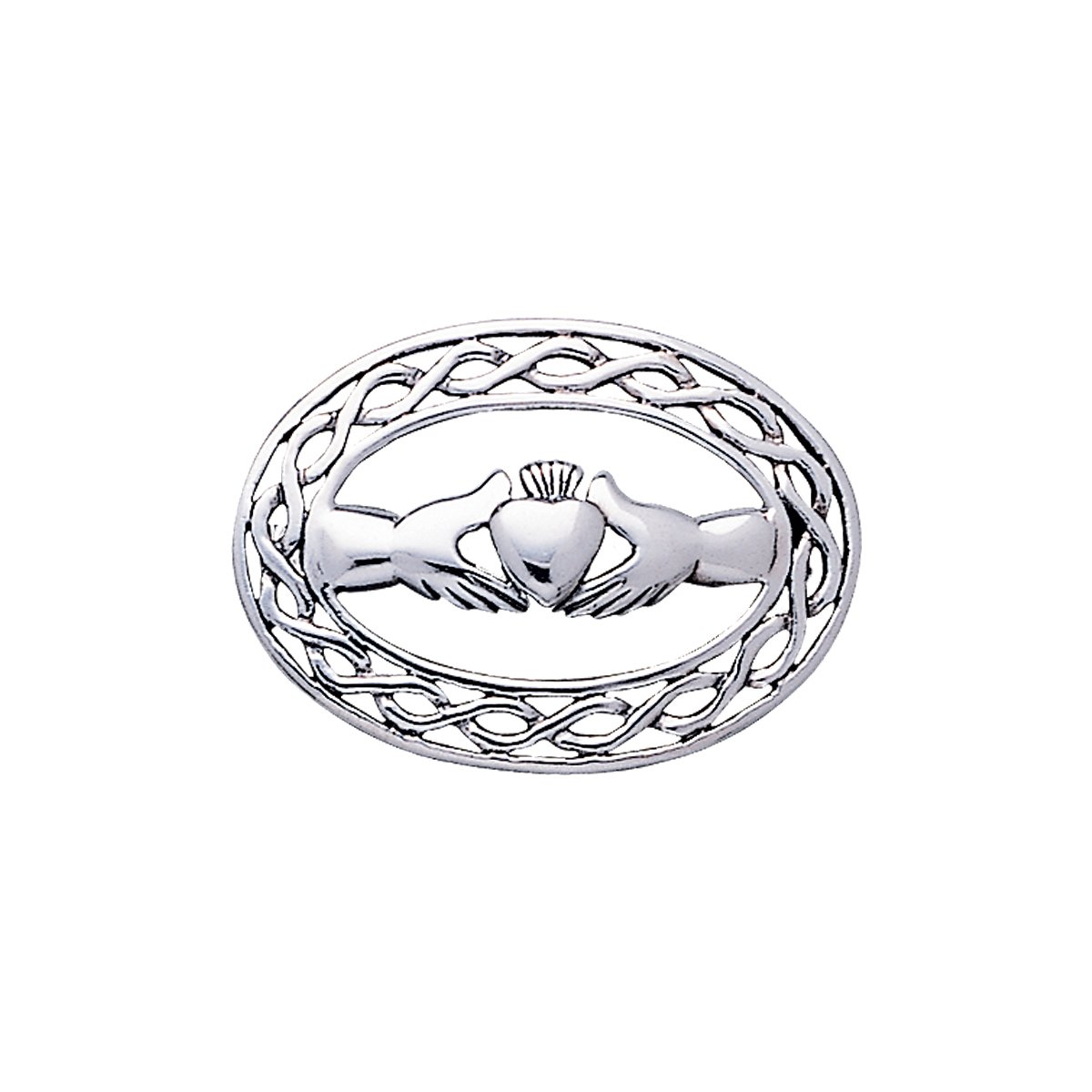 1200x1200 Jewelry Trends Sterling Silver Irish Claddagh With Celtic Knot