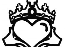 210x150 Clip Art Claddagh Clip Art