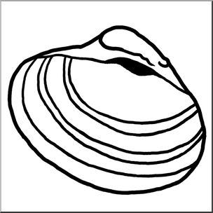 Clam Shell Drawing at GetDrawings | Free download