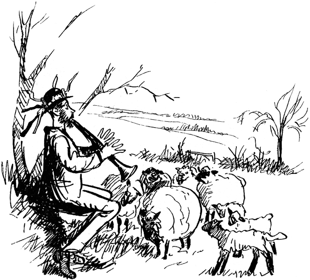 640x577 Man Playing Clarinet Clipart Etc