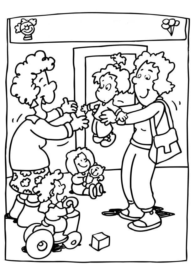 622x880 Coloring Page Nursery Class